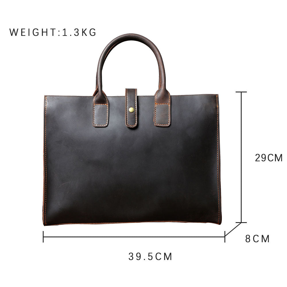 Leather Messenger Bag, Leather Briefcase, Leather Laptop Bag,Leather Shoulder Bag