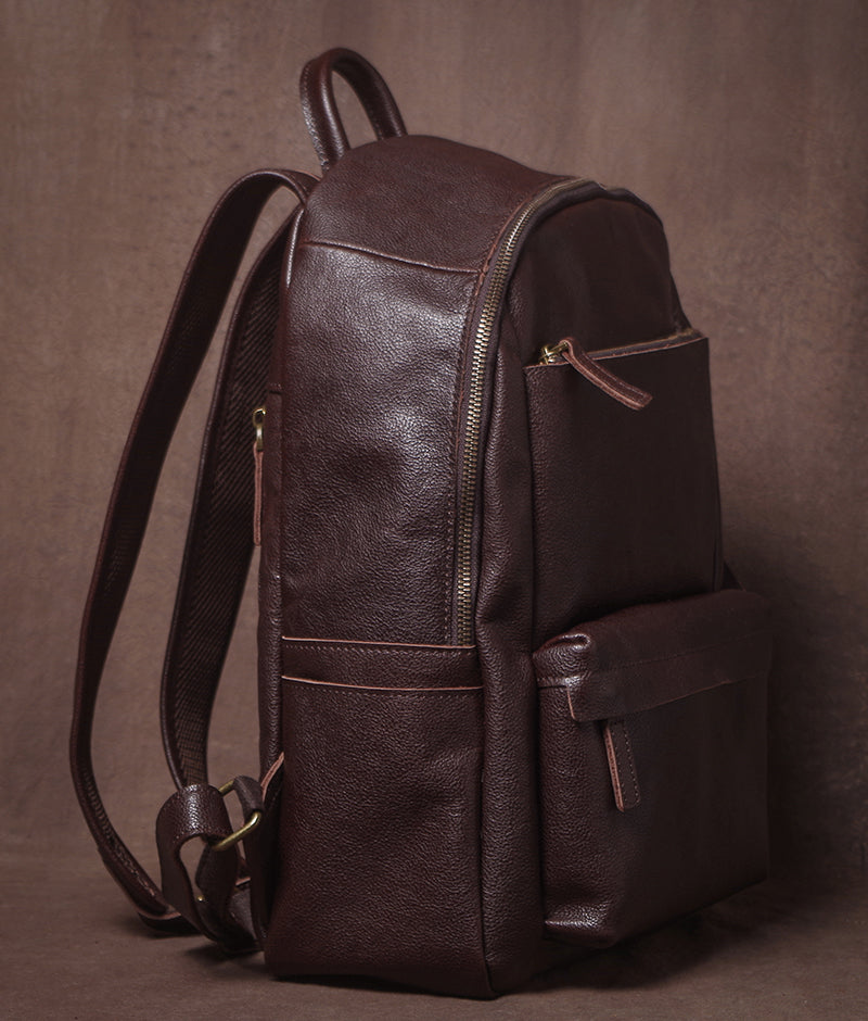 Custom Leather Backpack Rucksack, Personalized Leather Backpack, Daily Backpack Bag, Teacher Backpack, Leather Backpack Purse, Backpack for Laptop