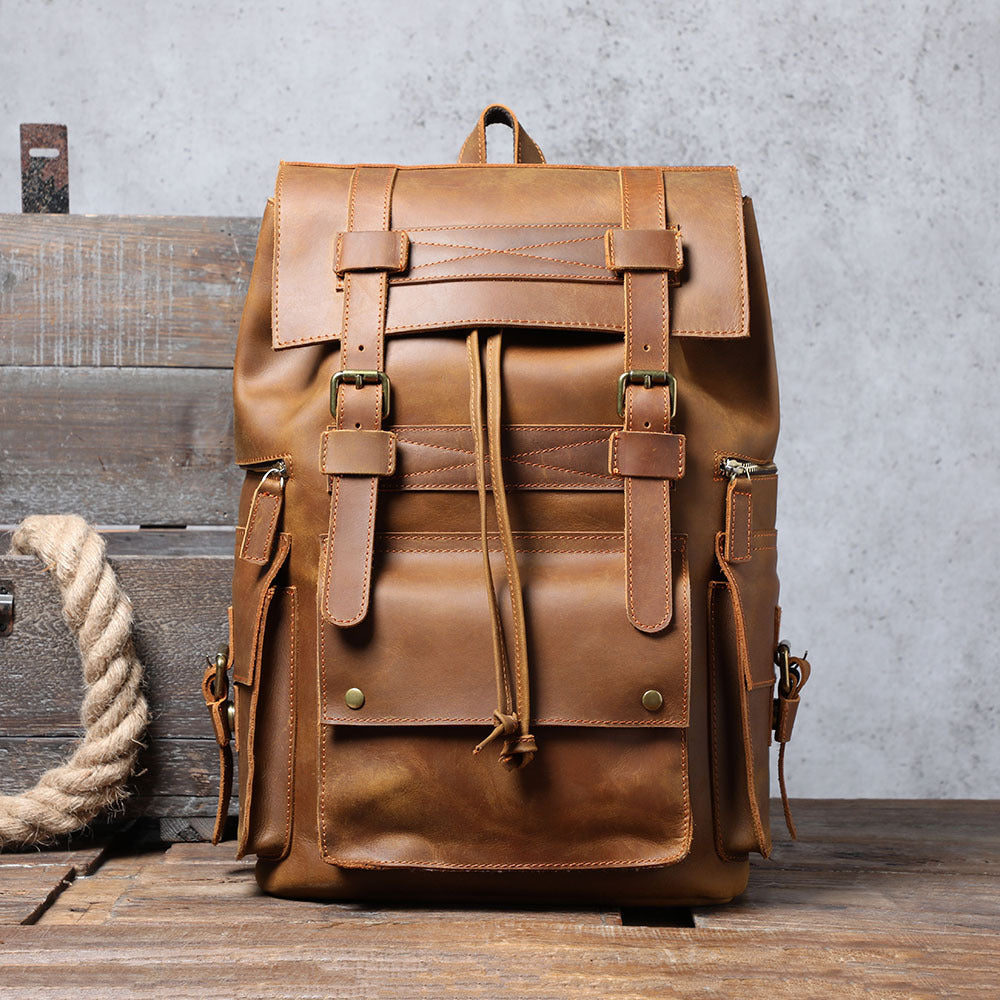 Leather Backpack, Unisex School Backpack, Laptop Backpack, Weekender Backpack, Travel Backpack, Best Gift Dark Brown / Yes Leather Backpack, Unisex School Backpack, Laptop Backpack, Weekender Backpack, Travel Backpack, Best Gift Dark Brown / Yes
