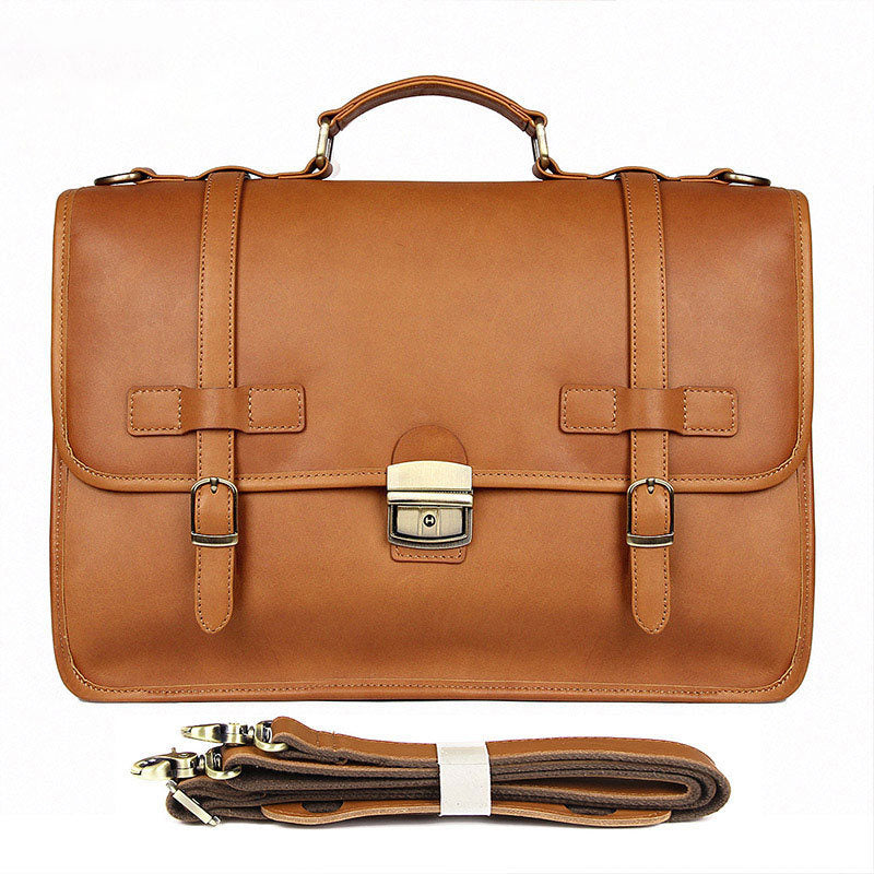 Leather Briefcase,Men Leather Briefcase, Laptop Bag, Leather bag, Gift for Him, Shoulder Bag, Men Briefcase