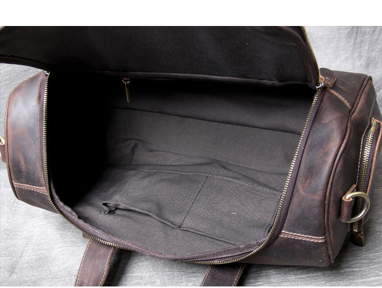 Leather Duffle Bag, Large Travel Bag, Leather Weekend Duffle Bag, Personalized Outdoor Bag, Holdall Bag