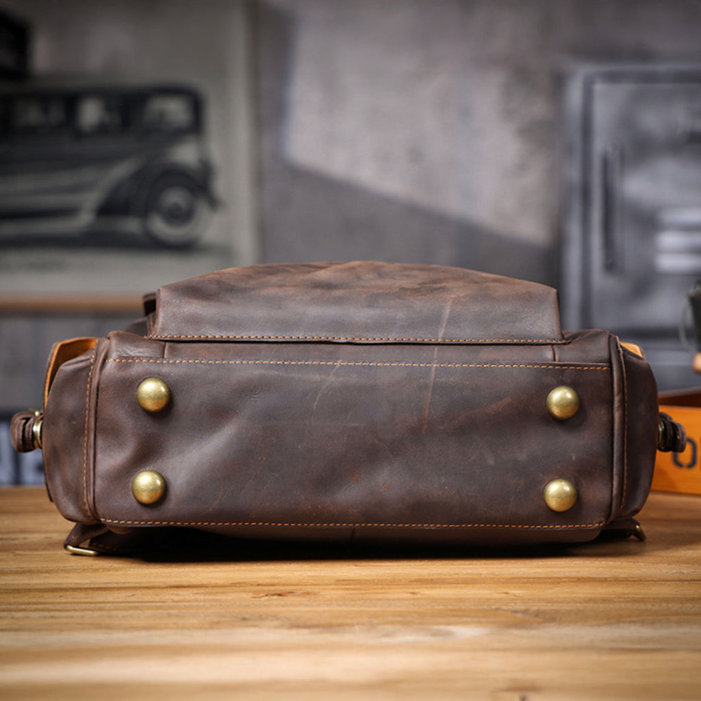 Handmade Leather Backpack Unisex, Personalized Travel Backpack, Laptop Backpack, School Leather Backpack, Minimalist Leather Rucksack
