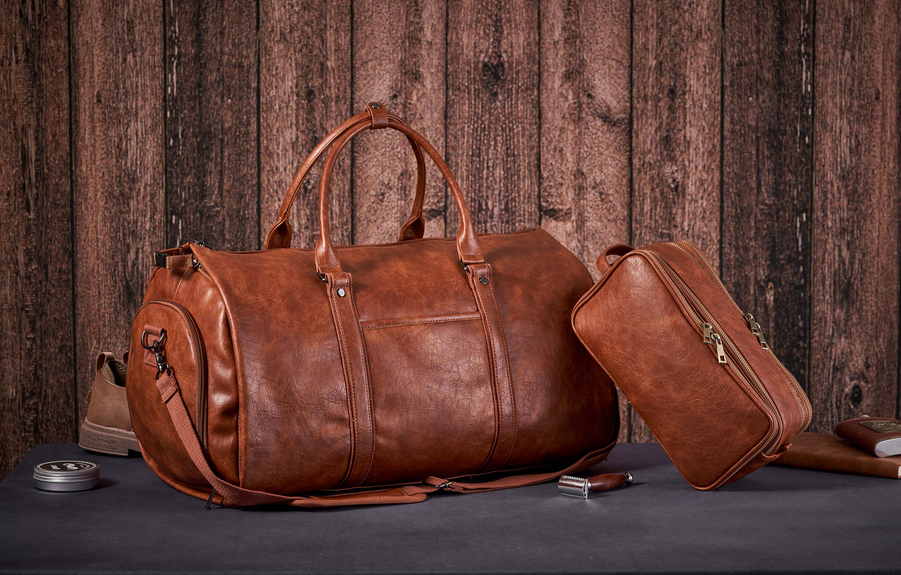 Mens travel deals bag set