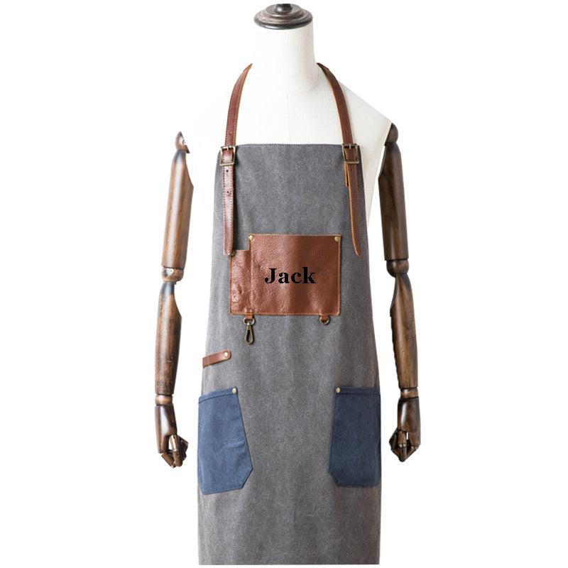 Adjustable Adult Apron Canvas Apron Kitchen Apron Waitresses Apron Work Apron Cooking Aprons WQ5895