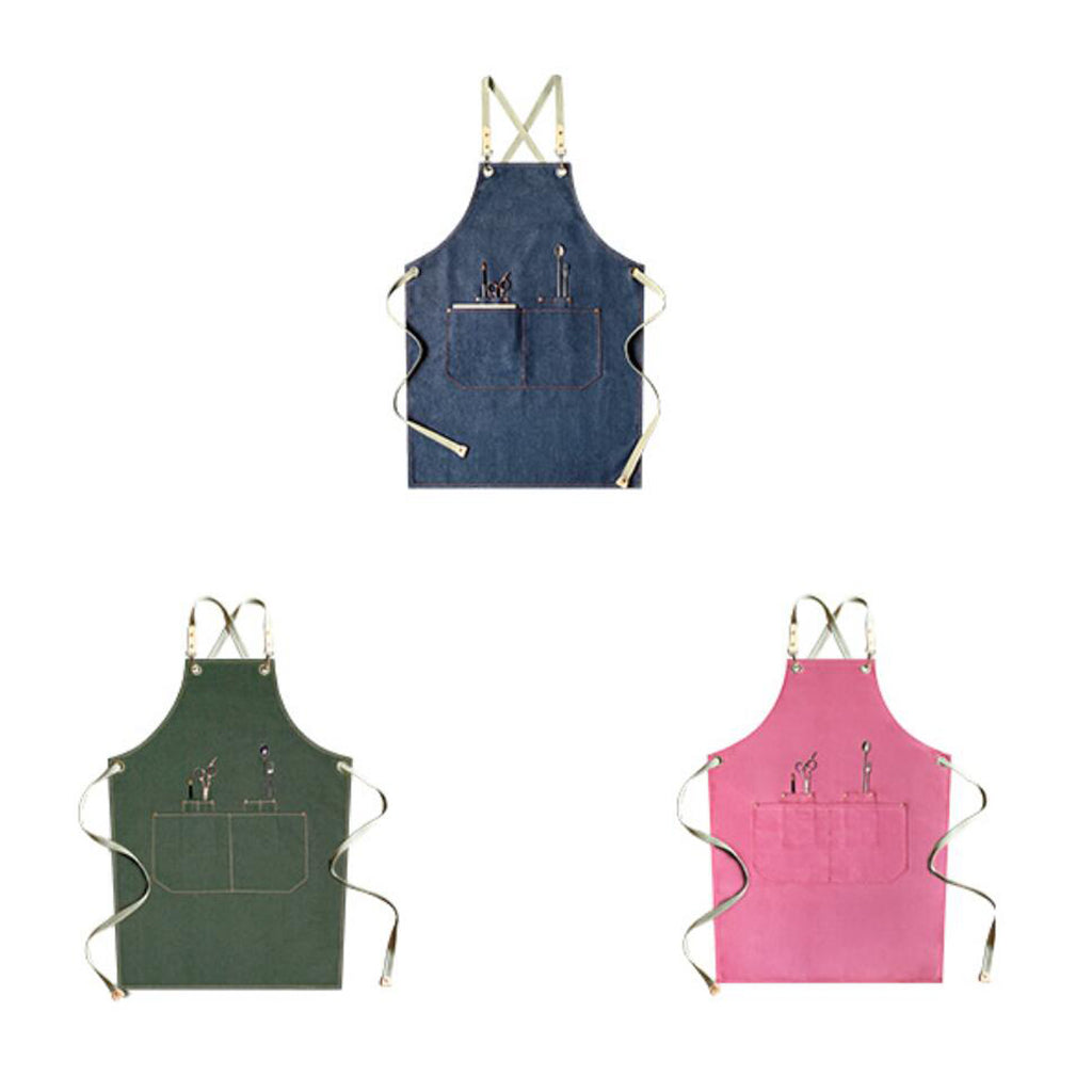 Adjustable Adult Apron Denim Apron Kitchen Apron Waitresses Apron Work Apron Cooking Aprons M69-6 - LISABAG