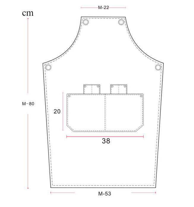 Adjustable Adult Apron Denim Apron Kitchen Apron Waitresses Apron Work Apron Cooking Aprons M69-6 - LISABAG