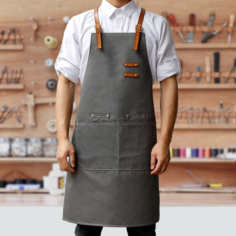 Antifouling Denim Apron Personalized Server Apron Work Apron