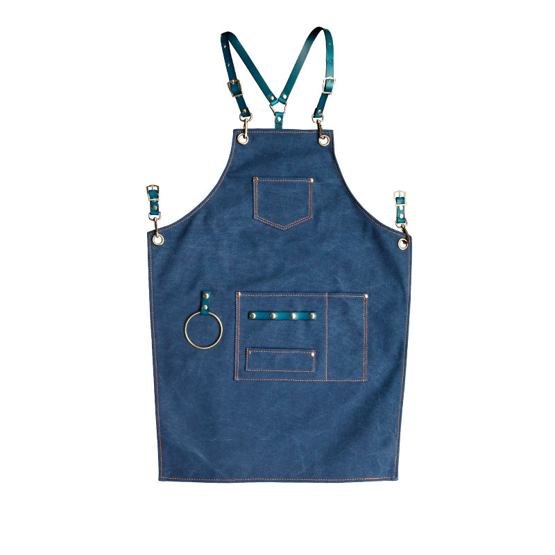 Canvas Apron Studio Apron Personalized Work Apron Painter Apron Workshop Apron Retro Apron ZW219-7L - LISABAG