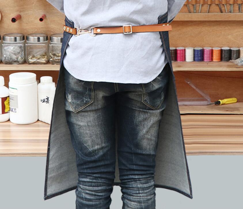 Canvas Short Aprons Personalized Work Aprons Workshop Apron Restaurant Aprons Custom Logo Apron ZW89-20F - LISABAG