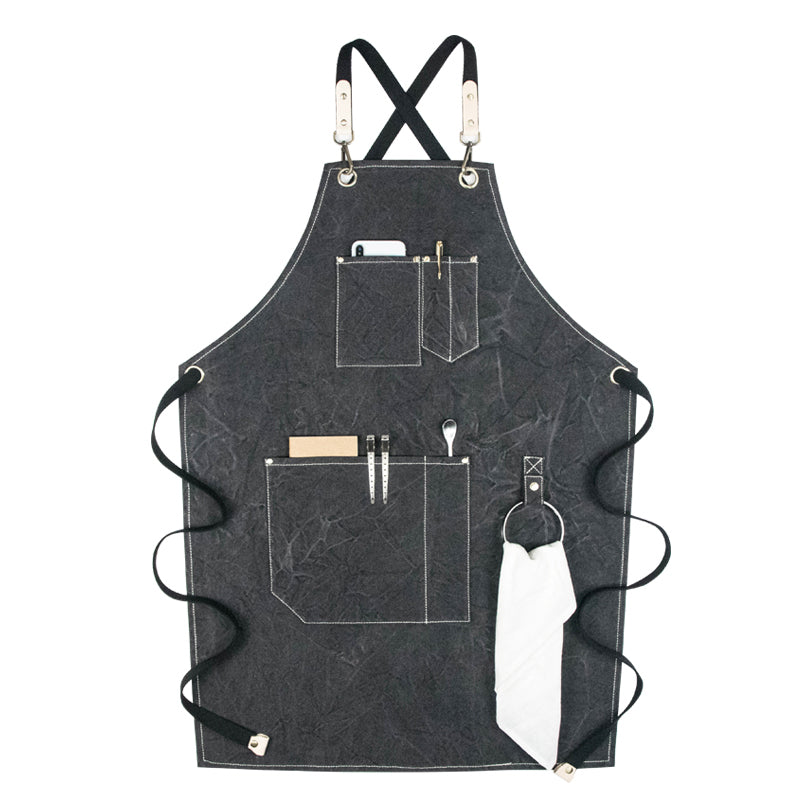 Canvas Work Apron Vintage Apron Baker Apron Personalized Apron Shop Apron Long Apron GPG906 - LISABAG