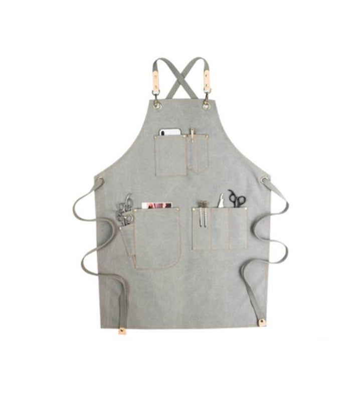 Canvas and Leather Apron Work Apron Workshop Apron Mens Rust Apron Men ...