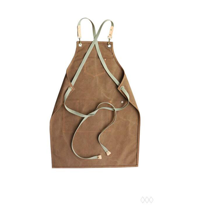 Custom Logo Canvas Apron Kitchen Apron Adult Apron Work Apron Cooking Aprons Money Apron M99-11 - LISABAG