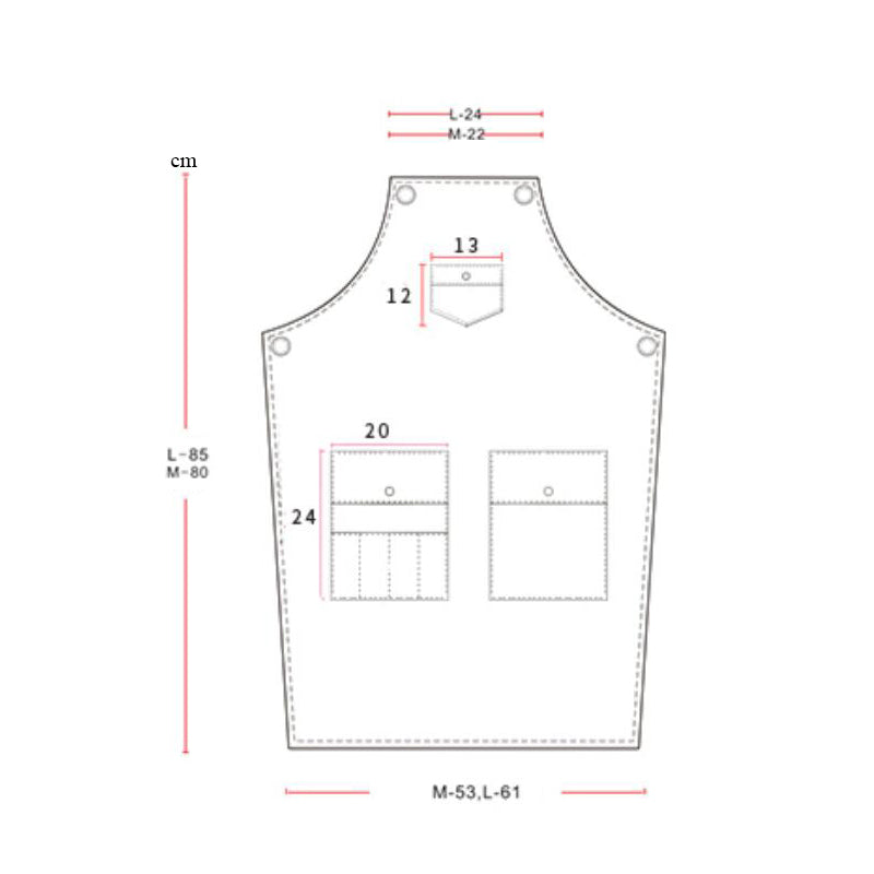 Denim And Leather Apron Custom Logo Server Aprons Personalized Work Ap ...