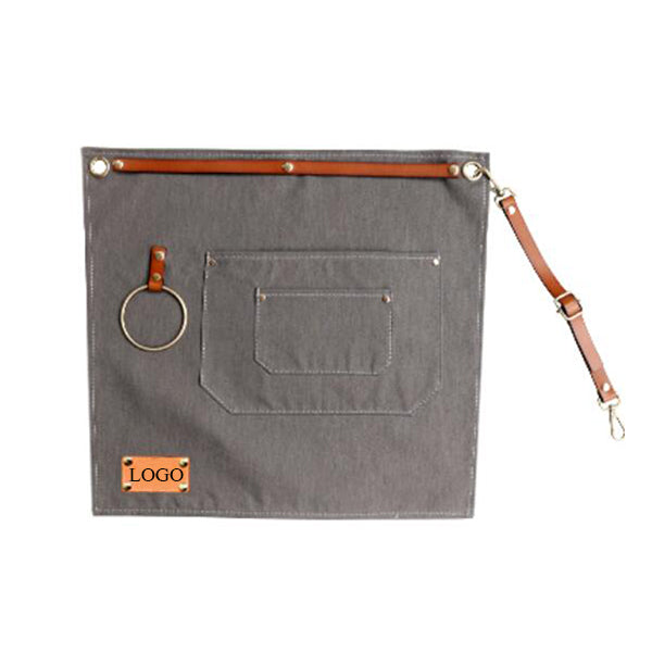 Denim Apron Short Apron Restaurant Aprons Custom Logo Shop Apron Server Apron Studio Apron M95-9 - LISABAG