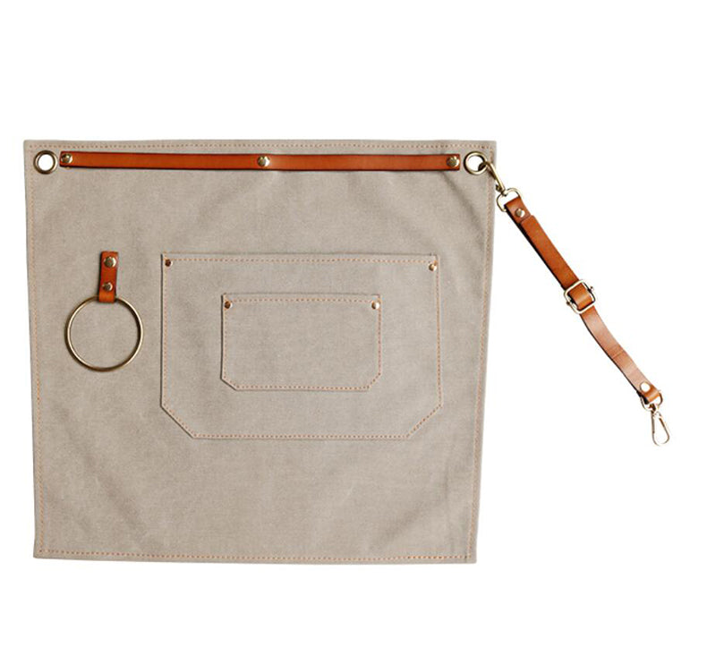 Denim Apron Short Apron Restaurant Aprons Custom Logo Shop Apron Server Apron Studio Apron M95-9 - LISABAG