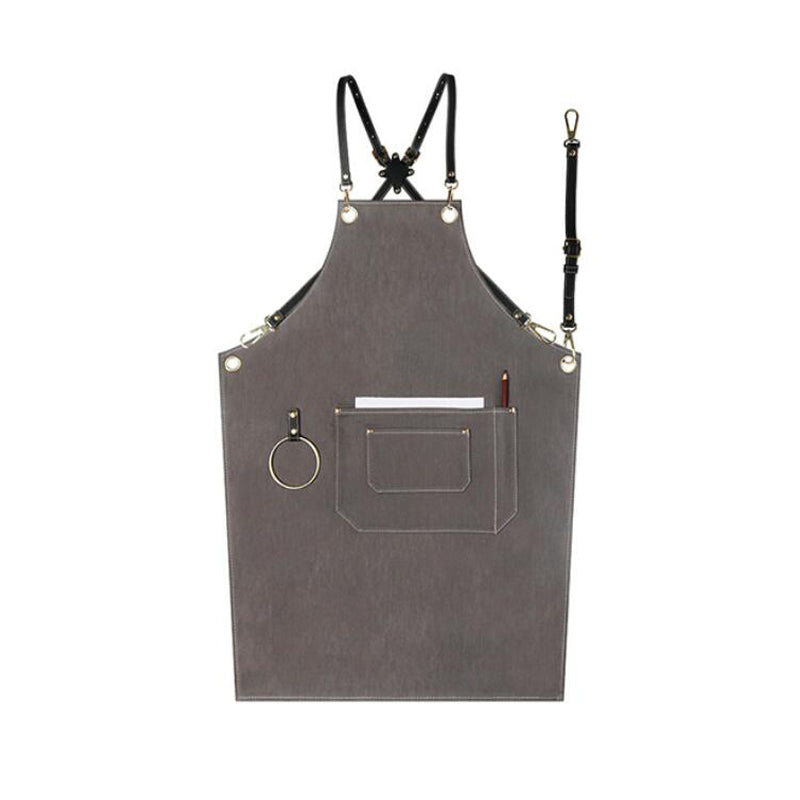 Denim Apron Workshop Apron Work Apron Personalized Apron Gardener Apron Custom Apron Crossback Apron ZW179-13H - LISABAG