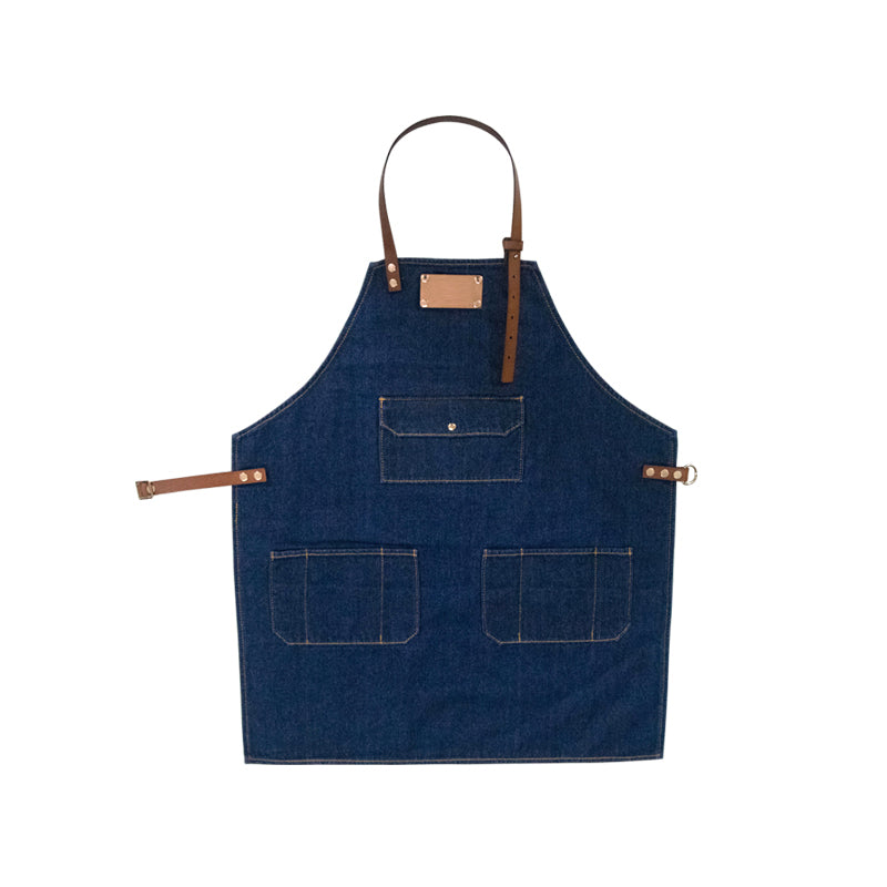 Denim Work Apron Restaurant Apron Studio Apron Shop Apron Gardener Apron GPW15U1 - LISABAG