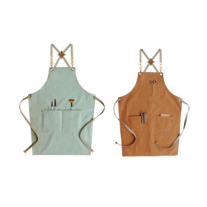 Double Side Use Apron Shop Apron Adults Apron Work Apron Cotton Apron Kitchen Apron Custom Logo Aprons M99-12 - LISABAG