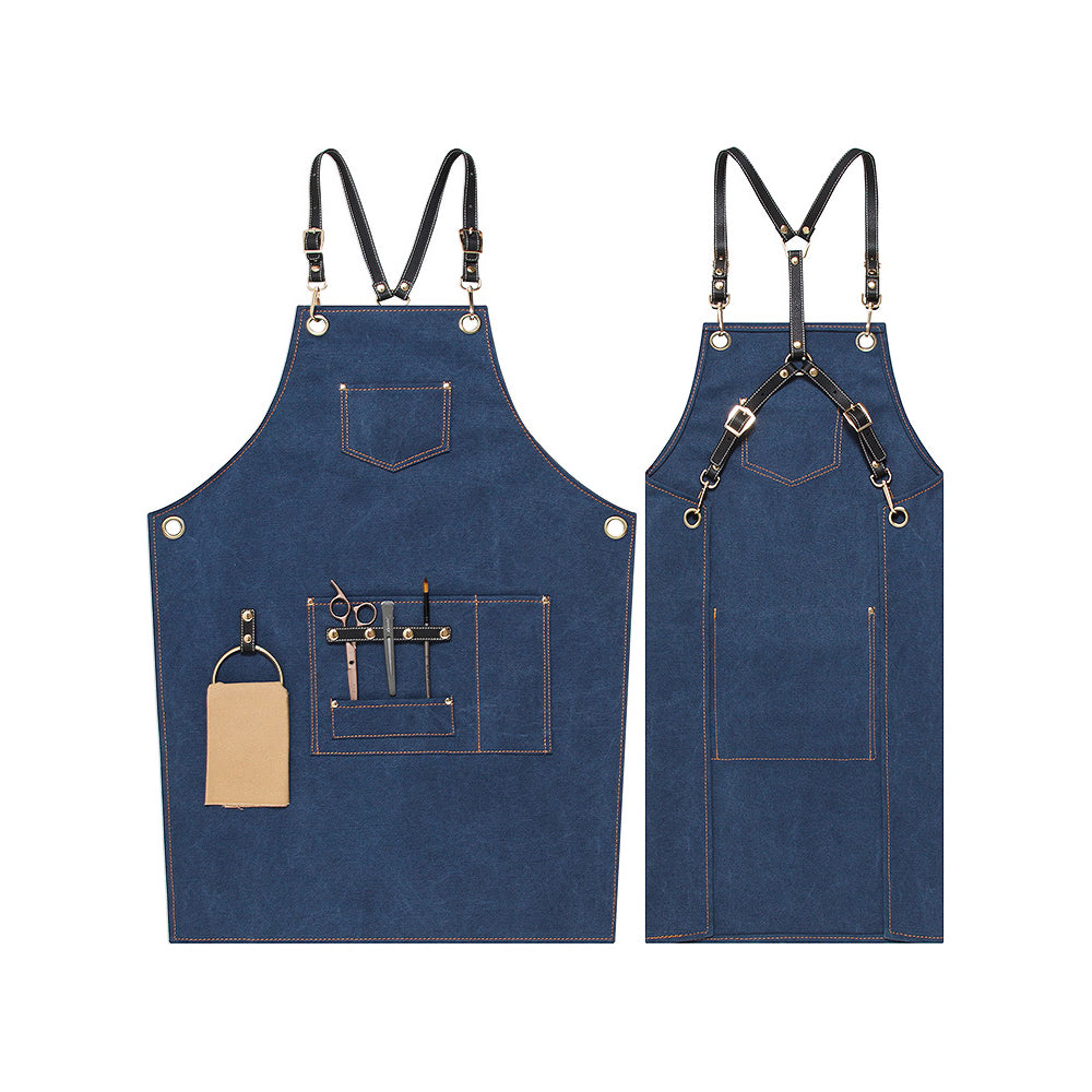 Durable Canvas Apron Gardener Apron Studio Apron Personalized Work Apron Workshop Apron Large Apron ZW00-27H - LISABAG