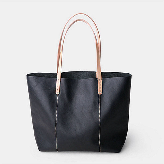 Personalized Full Grain Leather Tote Bag Large Capacity Shoulder Bag Leather Handbag For Women