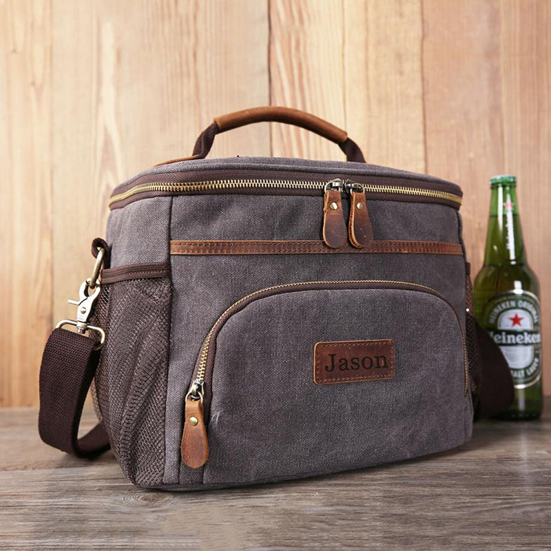 Groomsmen Gifts Personalized Groomsmen Cooler Bag Monogram Cooler Custom Beer Cooler Bag Gift for Men C01