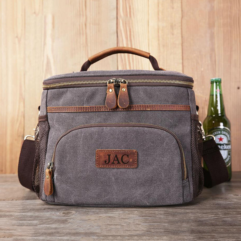 Groomsmen Gifts Personalized Groomsmen Cooler Bag Monogram Cooler Custom Beer Cooler Bag Gift for Men C01