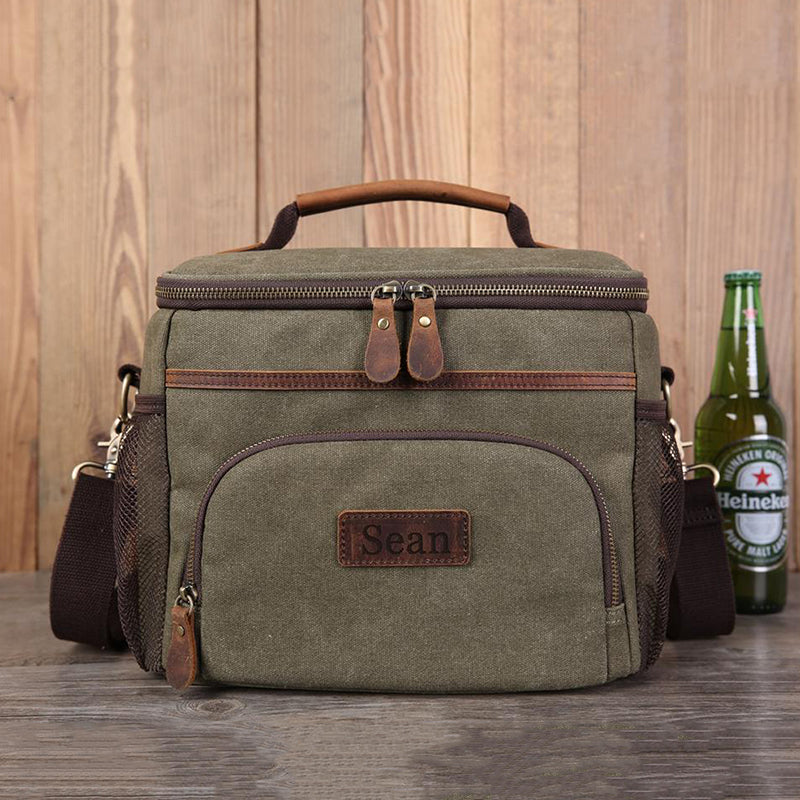 Groomsmen Gifts Personalized Groomsmen Cooler Bag Monogram Cooler Custom Beer Cooler Bag Gift for Men C01