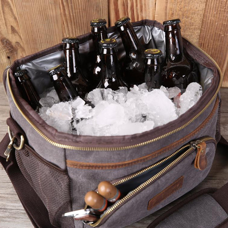 Groomsmen Gifts Personalized Groomsmen Cooler Bag Monogram Cooler Custom Beer Cooler Bag Gift for Men C01