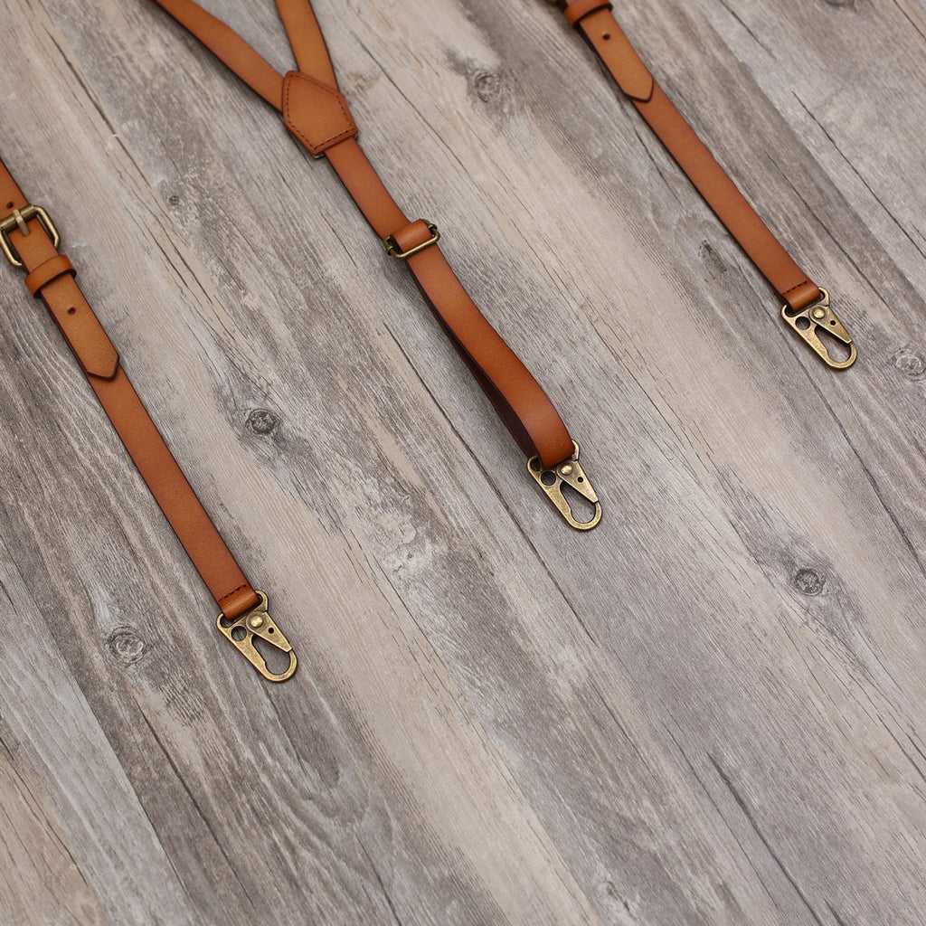 Personalized Leather Suspenders Wedding Suspenders Groomsmen Suspenders XG0194