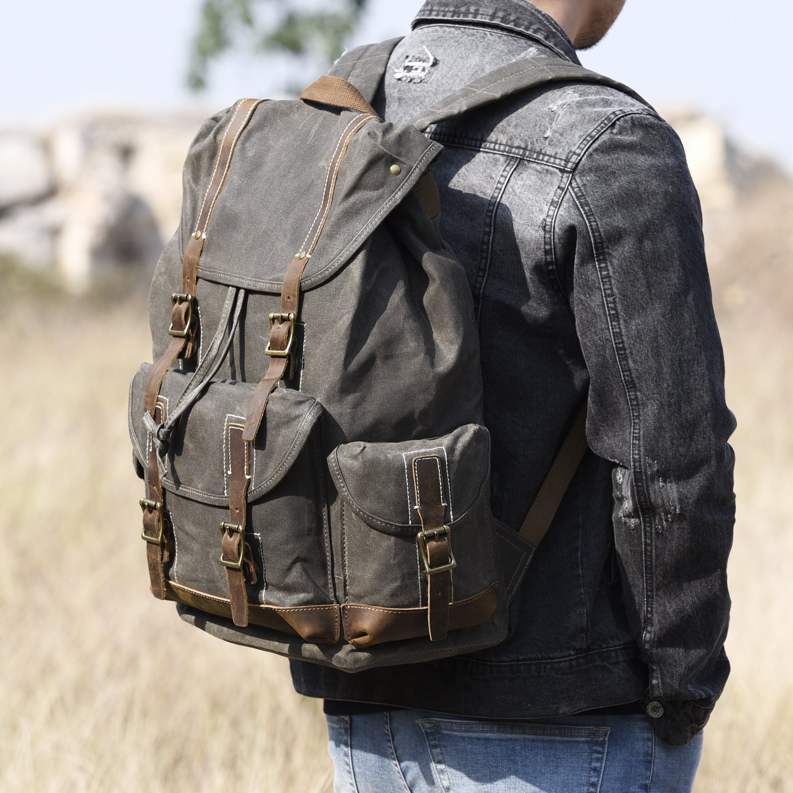 army green canvas travel rucksack backpack Personalized Waxed Large Backpack Laptop Backpack Unisex Weekender Backpack School Backpack Dark Grey / Yes, please 2021-25 HONDA CRF300L and Interior Compartment Size:500LB 2.00mm (16 Strands)-109 Yds brand_Under Armour