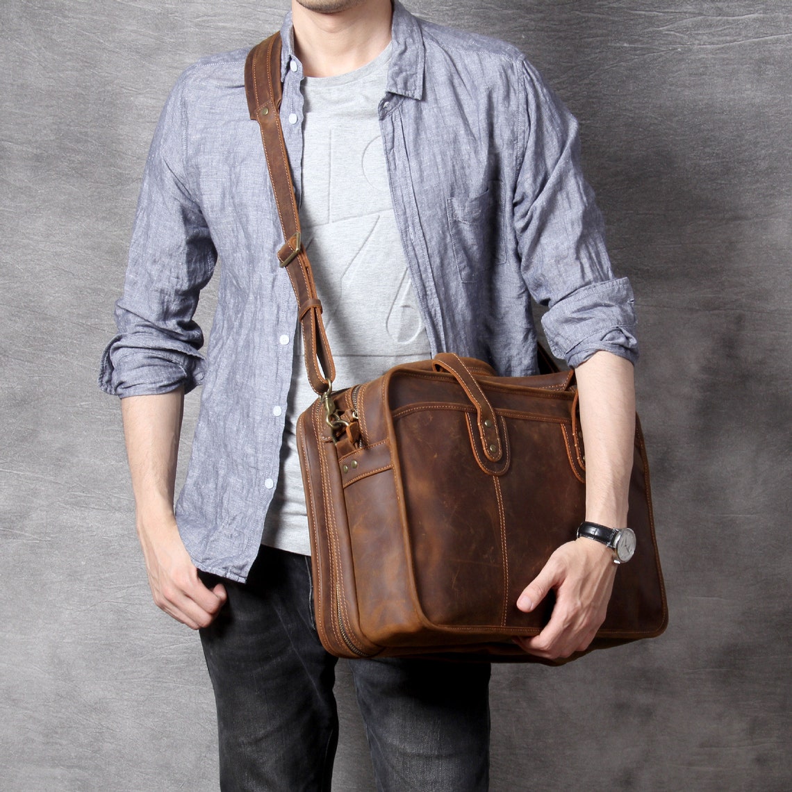 Update 160+ mens leather briefcase laptop bag super hot - xkldase.edu.vn