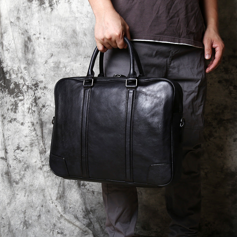 Leather Messenger Bag Laptop Bag Mens Leather Briefcase -  Canada  Mens  leather bag, Leather messenger bag laptop, Leather briefcase men