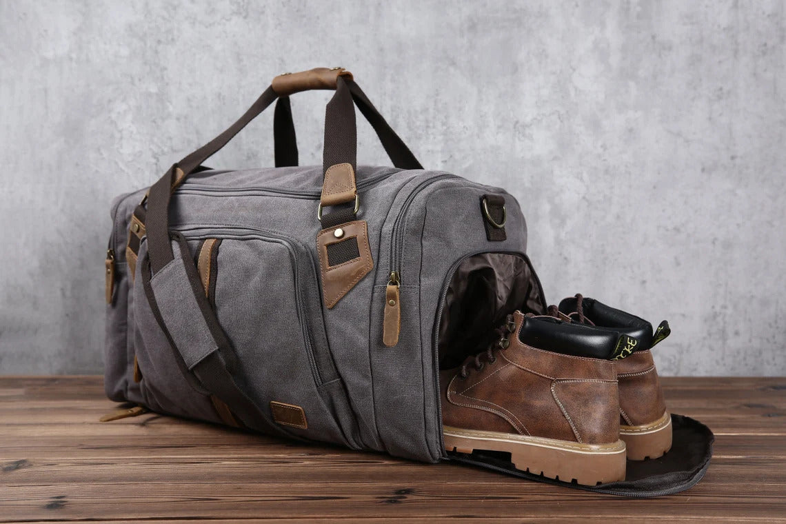 Canvas Duffle Bag - Customizable