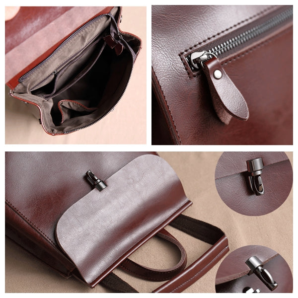 Women's Handmade Leather Satchel