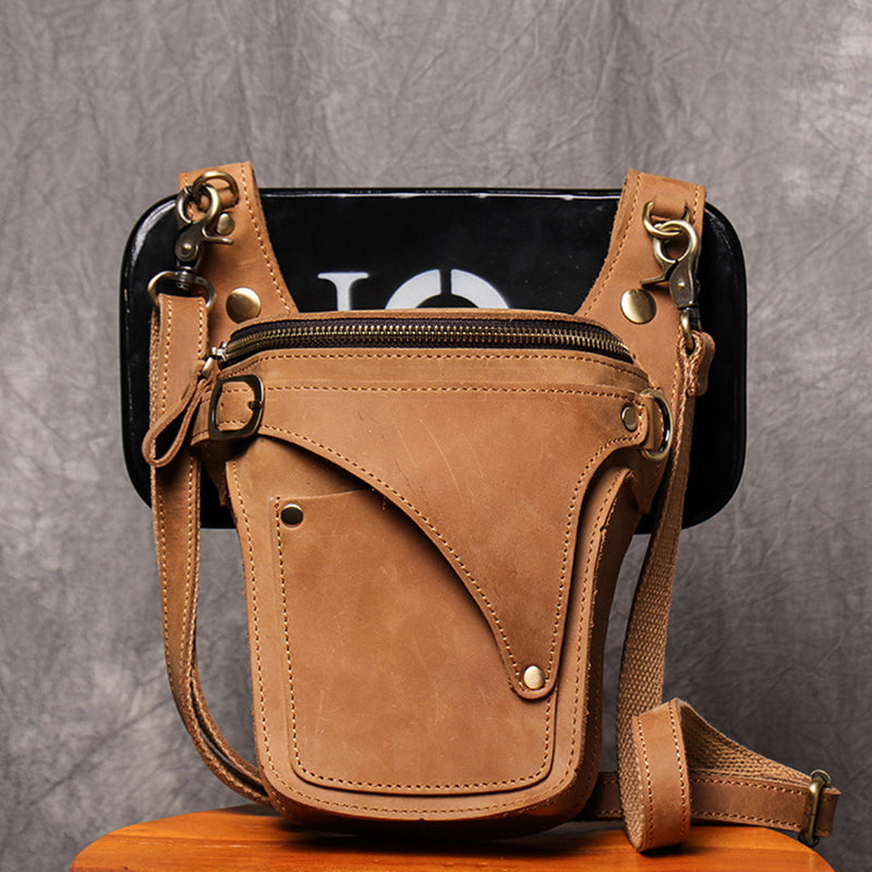 leather hip bag