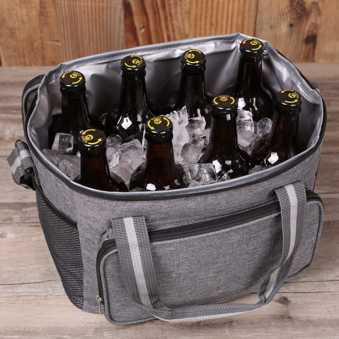 Personalized Beer Cooler Bag Groomsmen Gift Monogrammed