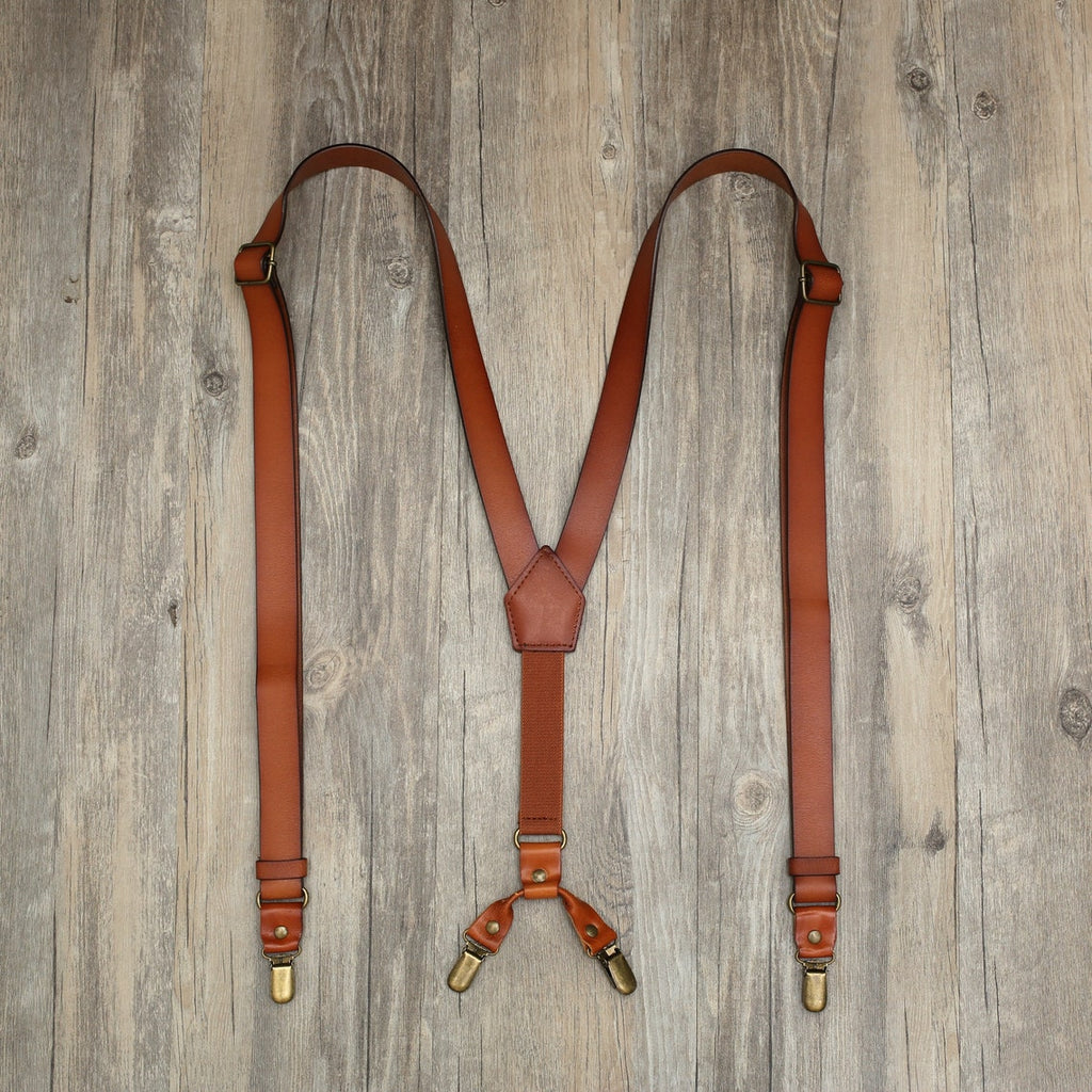 Personalized Groomsmen Suspenders Party Leather Suspenders Wedding Suspenders Men's Suspenders