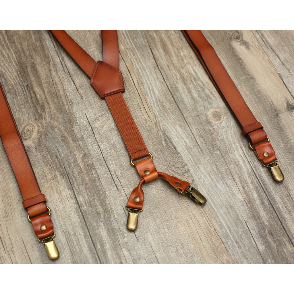 Personalized Groomsmen Suspenders Party Leather Suspenders Wedding Suspenders Men's Suspenders