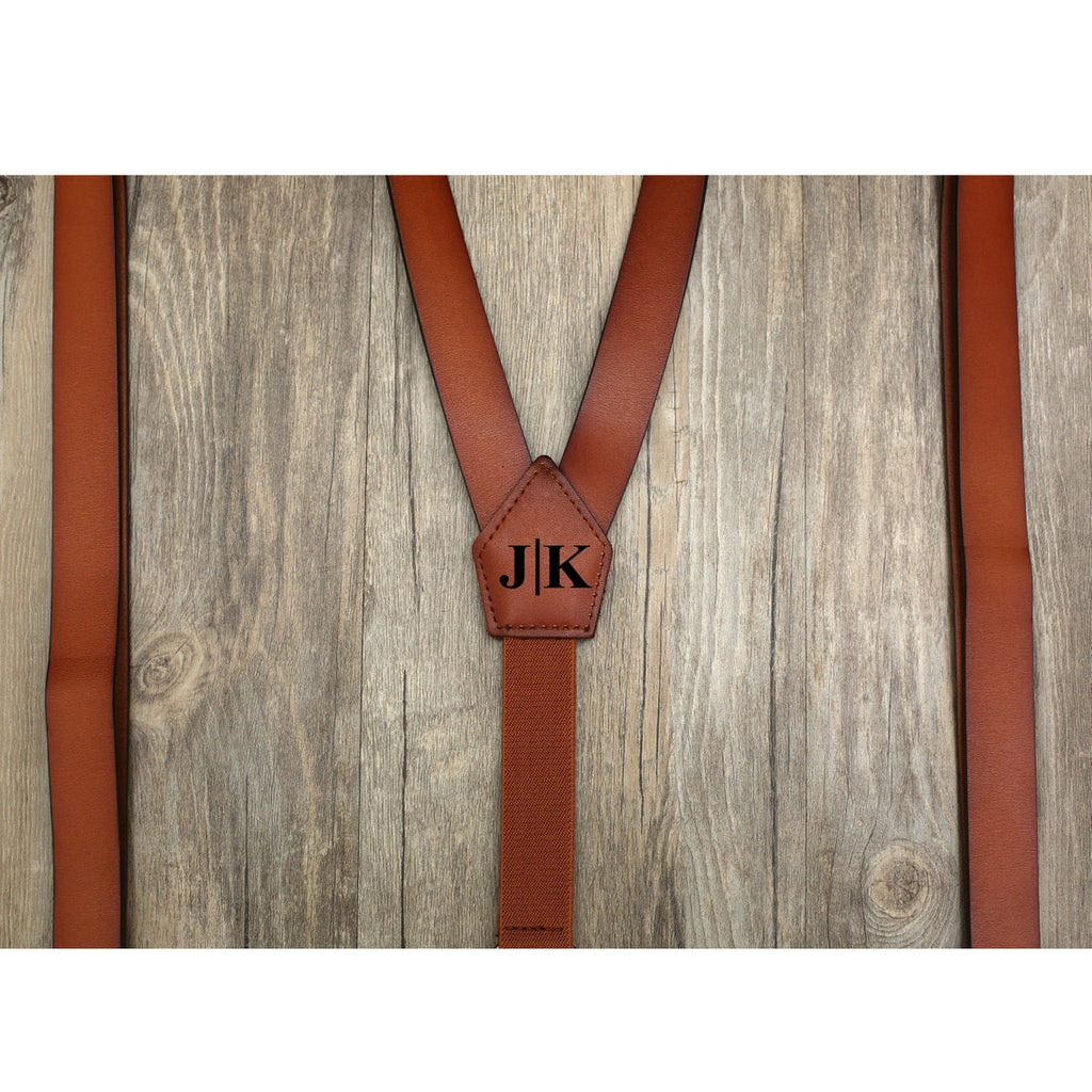 Personalized Groomsmen Suspenders Party Leather Suspenders Wedding Suspenders Men's Suspenders