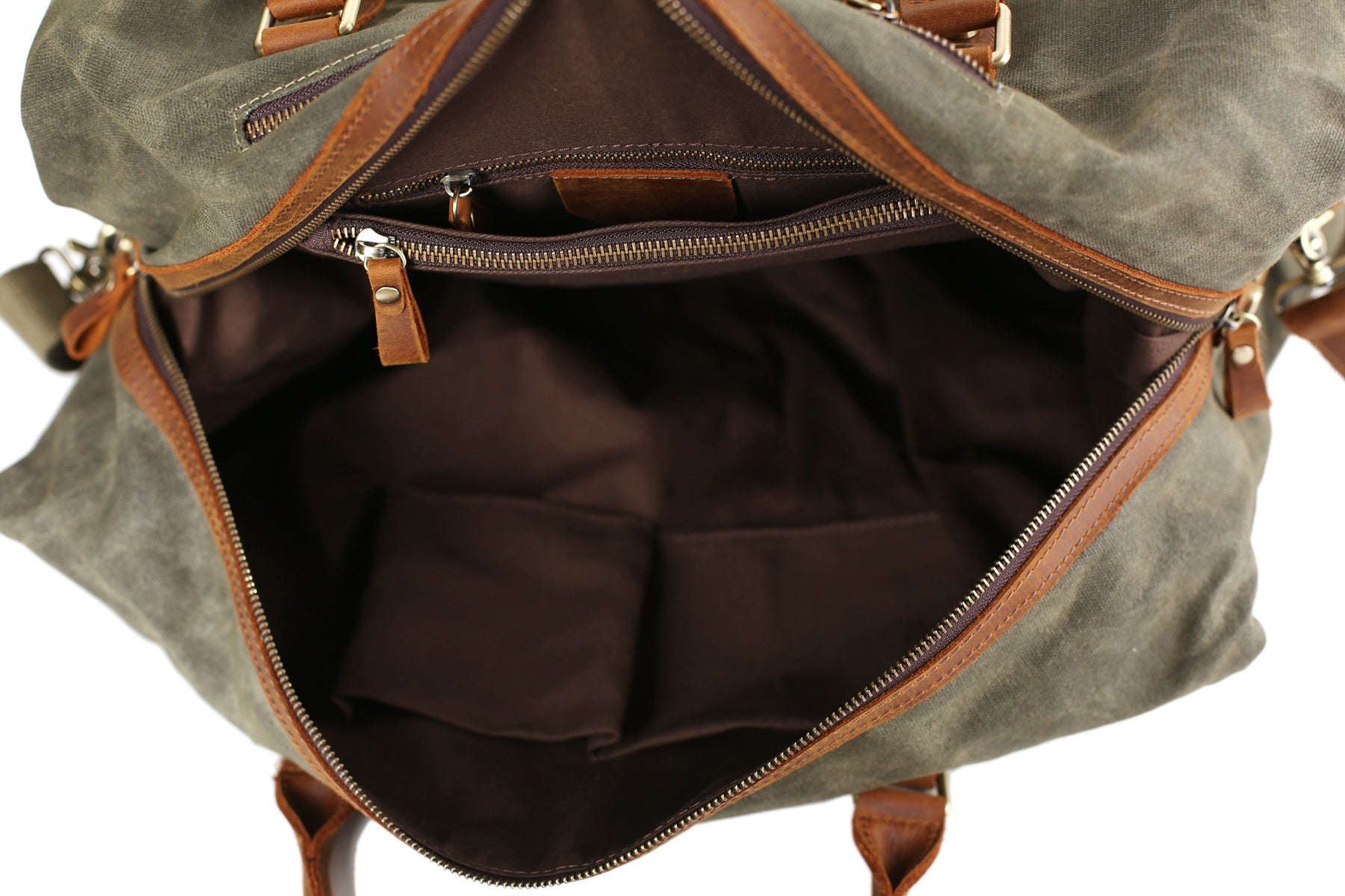 Personalized Waxed Canvas Weekender Bag For Men