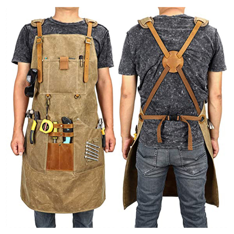 Leather deals carpenters apron