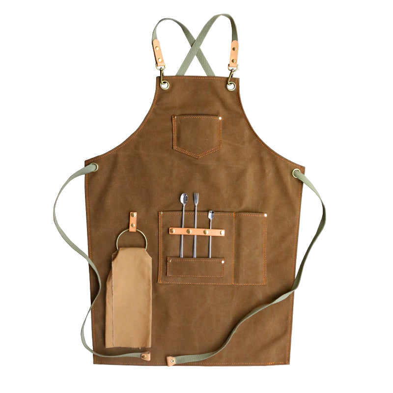 Personalized Canvas Apron Work Apron Studio Apron Large Size Apron Server Apron Gardener Apron ZW129-14 - LISABAG