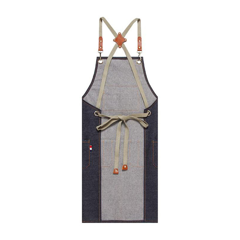 Personalized Work Apron Denim Apron Custom Logo Apron Chef Apron Florist Apron Cross Back Apron M67D1 - LISABAG