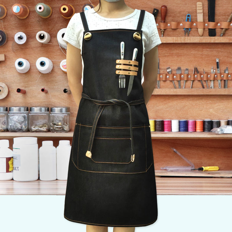 Personalized Work Apron Workshop Apron Crafter Apron Crossback Chef Apron Gardener Apron Studio Apron ZW129-18 - LISABAG