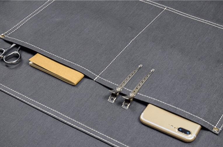 Stylish Denim Apron Personalized Work Apron Studio Apron Workshop Apron Painter Apron Server Apron GPG913 - LISABAG