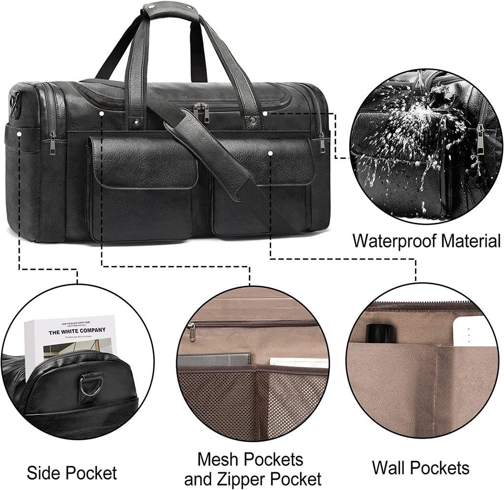 Travel Duffel Bag for Men, Large Carry on Duffle Bag for Traveling, Waterproof Duffel Bag for Men