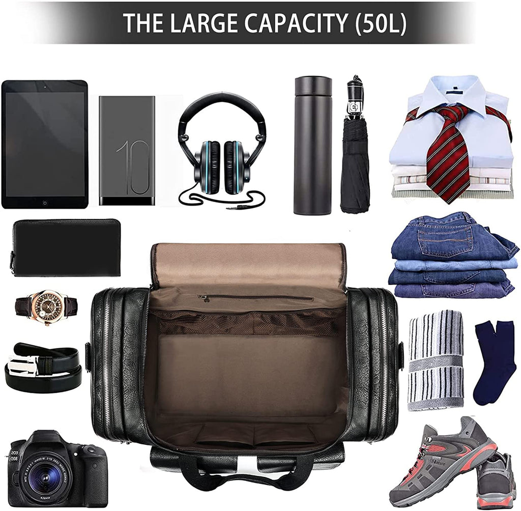 Travel Duffel Bag for Men, Large Carry on Duffle Bag for Traveling, Waterproof Duffel Bag for Men