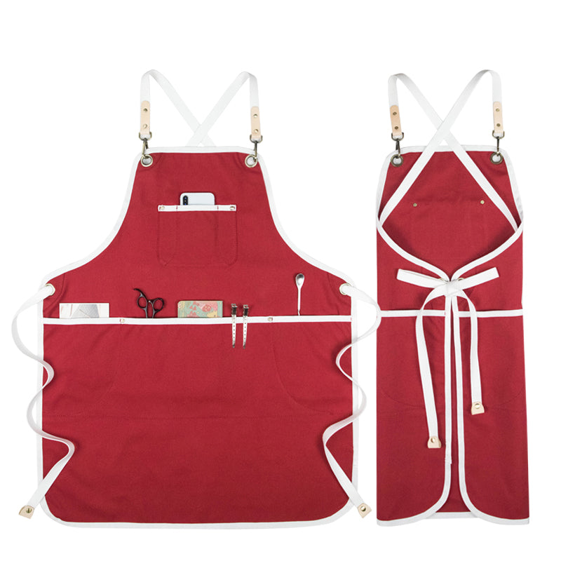 Waterproof Canvas Apron Baker Apron Work Apron Shop Apron Personalized Apron Studio Apron GPF958 - LISABAG