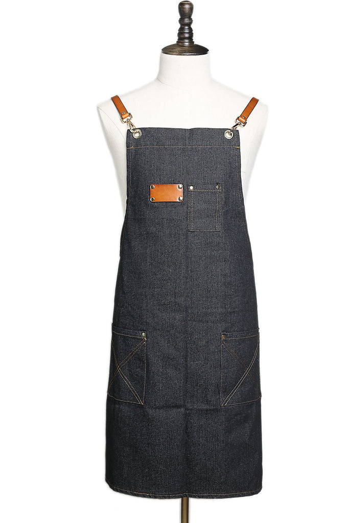 Waxed Canvas and Leather Apron Crafter Apron Barista's Apron Barbers Apron Custom Apron WQ01 - LISABAG